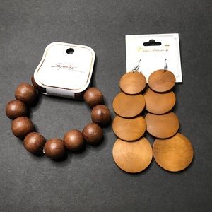 Wooden Bracelet Set
